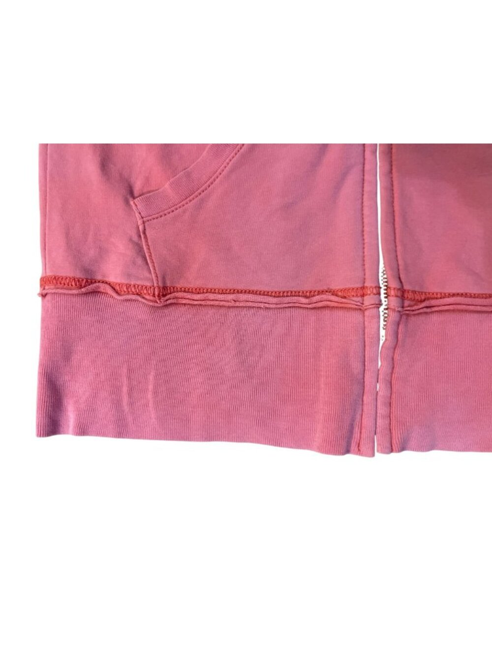 Polo Jeans Company Ralph Lauren Womens M Zip-Up Hoodie Flag Graphic Used - Picture 12 of 13